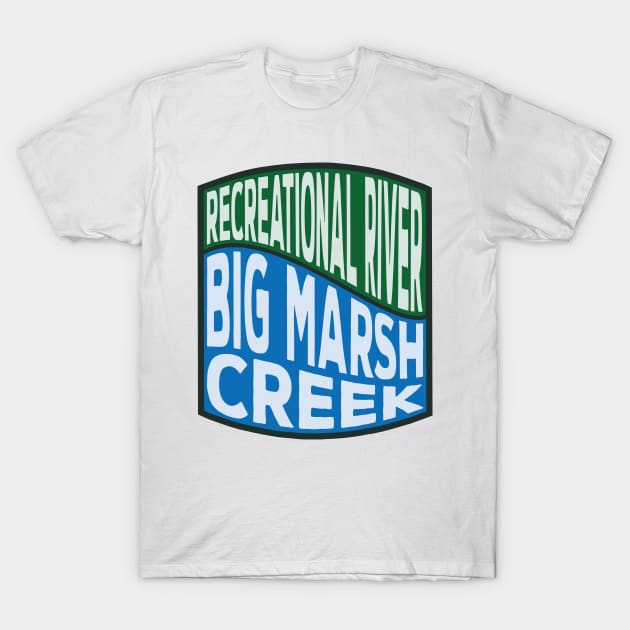 Big Marsh Creek Recreational River wave T-Shirt by nylebuss